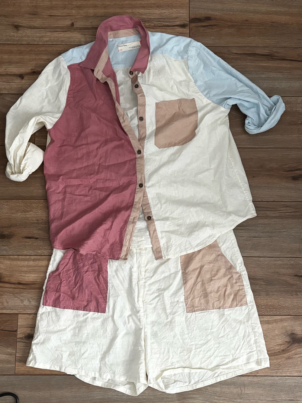 Good Alma plus size linen set